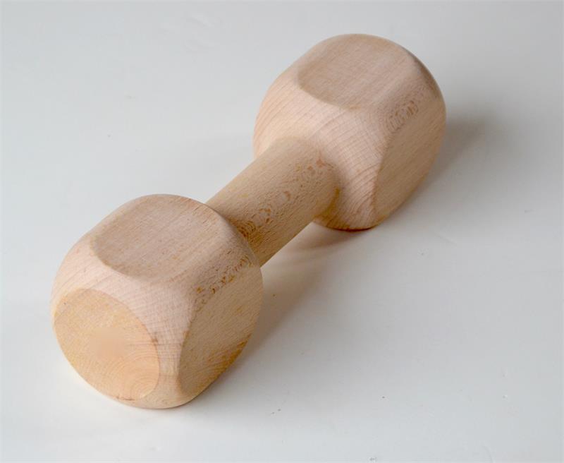 Frabo Solid Wood Puppy Dumbbell